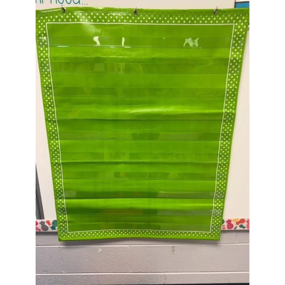 Teacher Created Resources Large Green Pocket Chart